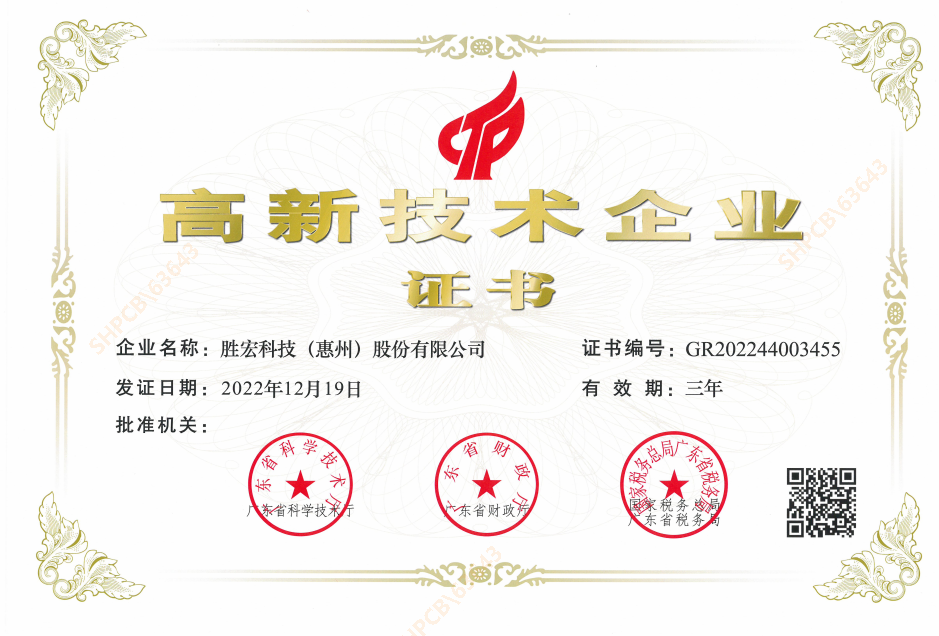 喜报！我司顺利通过“高新技术企业”认定